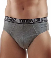 Трусы Слипы с брендированной резинкой из хлопка Enrico Coveri - 1